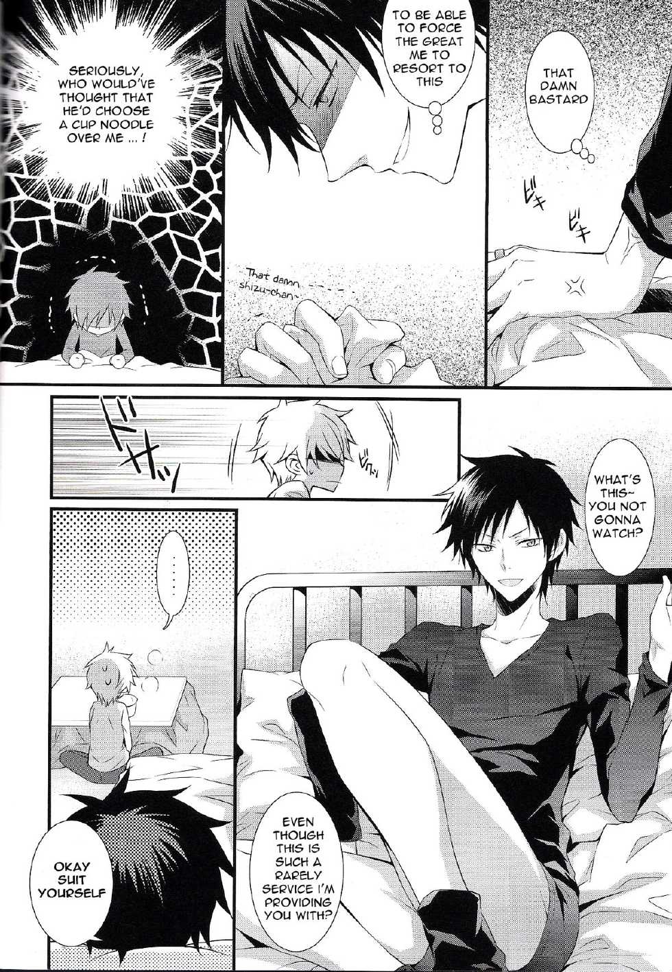 (Ikebukuro Crossroads × 6) 	[keenism (keeny)] IZAYA vs (Durarara!!) [English] [Mokkachi] - Page 9