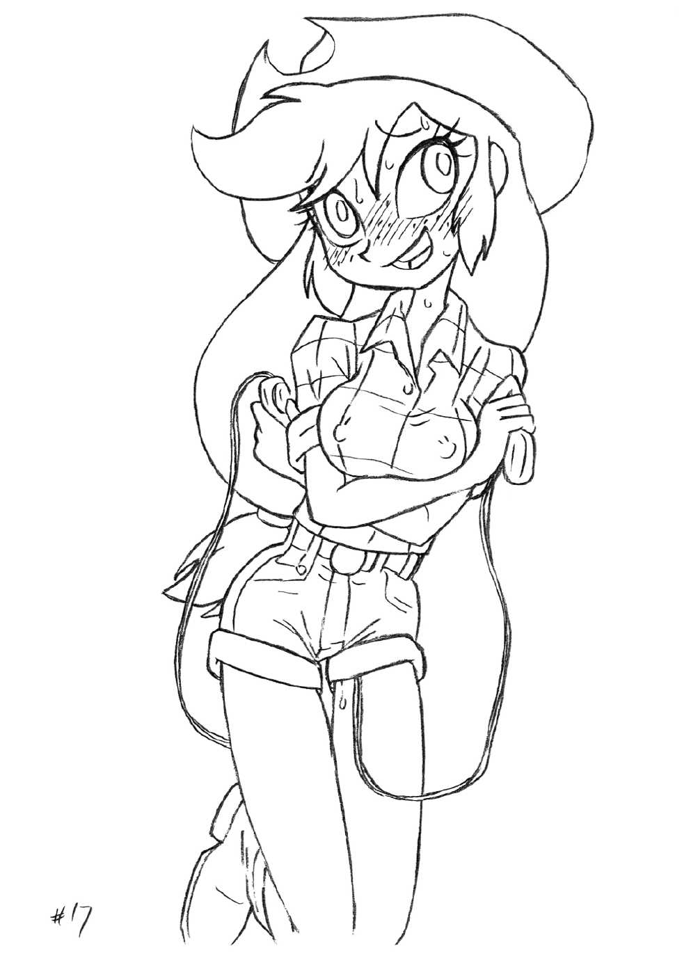 [Union of the Snake (Shinda Mane)] Psychosomatic Counterfeit EX- A.J. in E.G. Style (Ver. 02) (My Little Pony: Friendship Is Magic) [Korean] [TeamHumanTrash] - Page 16