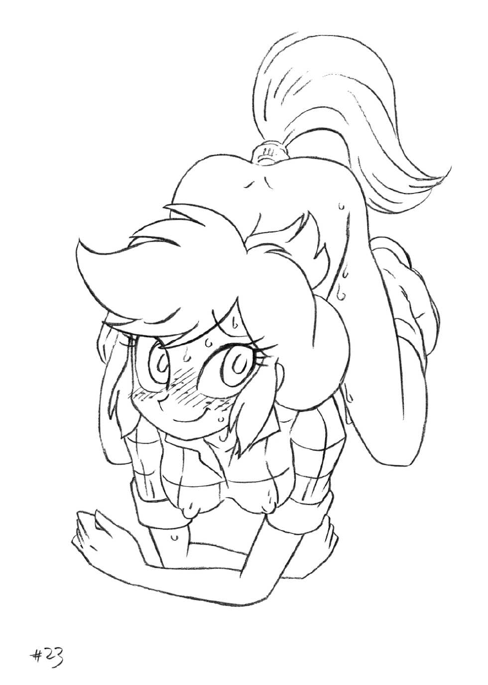 [Union of the Snake (Shinda Mane)] Psychosomatic Counterfeit EX- A.J. in E.G. Style (Ver. 02) (My Little Pony: Friendship Is Magic) [Korean] [TeamHumanTrash] - Page 22