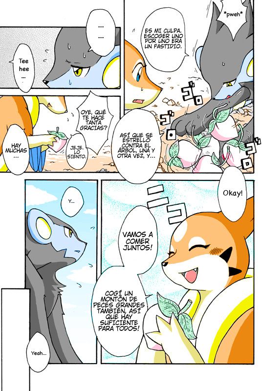 [Mikaduki Karasu] Kekka Yokereba Subete Yoshi | Bien Está Lo Que Bien Acaba! (Pokémon) [Spanish] [Hijo de Orca] [Colorized] - Page 3