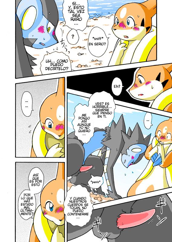 [Mikaduki Karasu] Kekka Yokereba Subete Yoshi | Bien Está Lo Que Bien Acaba! (Pokémon) [Spanish] [Hijo de Orca] [Colorized] - Page 8