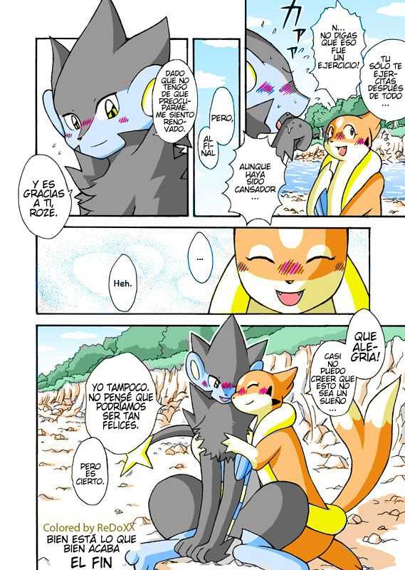 [Mikaduki Karasu] Kekka Yokereba Subete Yoshi | Bien Está Lo Que Bien Acaba! (Pokémon) [Spanish] [Hijo de Orca] [Colorized] - Page 22