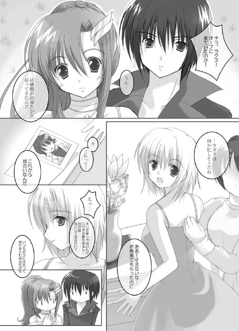[Hanakairou]  Hanakairo Nijisousaku Comics - Dai 2-kan “Hina Kore Hina Kore 3 Gappei-gou”  (GUNDAM SEED DESTINY) [Digital] - Page 11