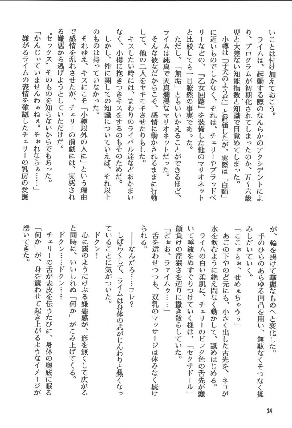 [Dark Zone (Shouryuu, Hanachi Fuusuke)] Saber Marionette J Successful Mission (Saber Marionette J) [Digital] - Page 24