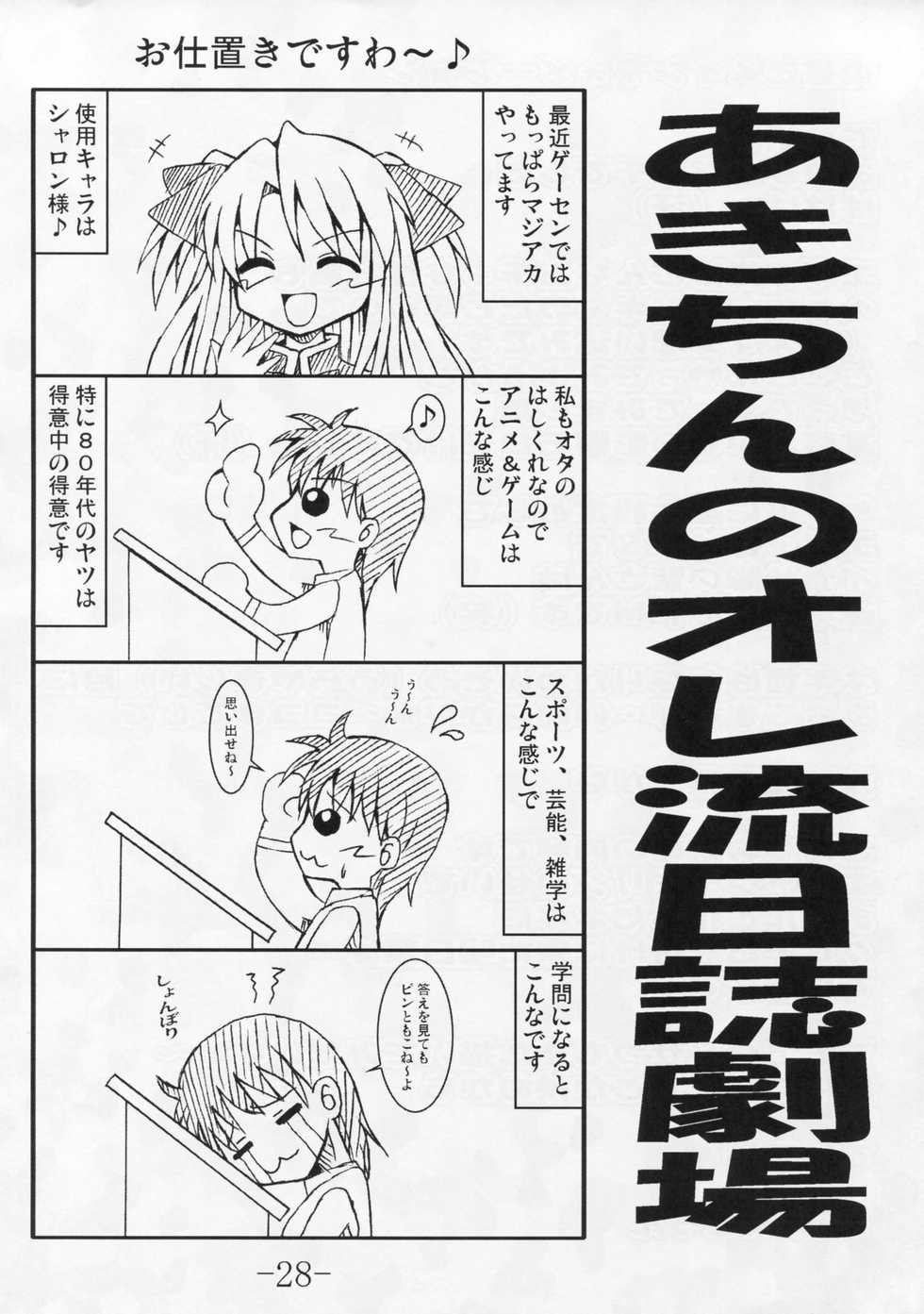 (C71) [Baguri Sangyou (Akichin)] GURIMAGA`Tsundori' (Mahou Sensei Negima!) - Page 27