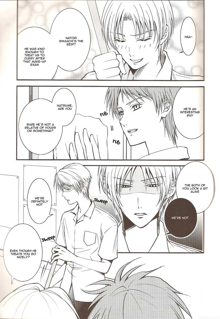 (C76) [MTD (Rei)] Sukoshi Dake Wagamama Ii Desu ka? | Can I be just a little bit more selfish? (Natsume's Book of Friends) [English] [Sugar Parade] - Page 2