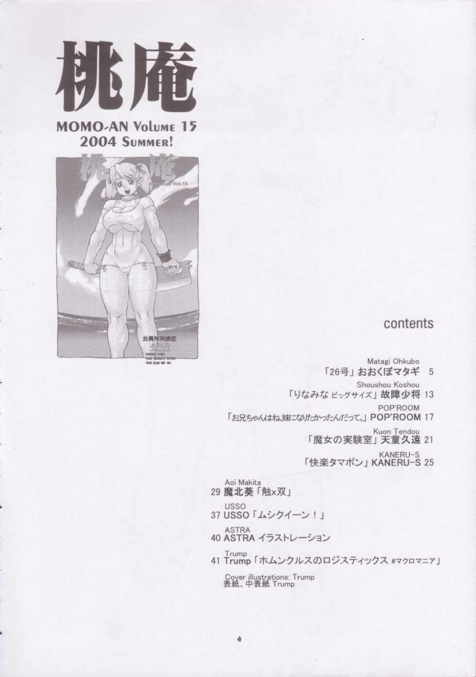 (C66) [P Shoukai (Various)] Momo-an 15 - Page 3