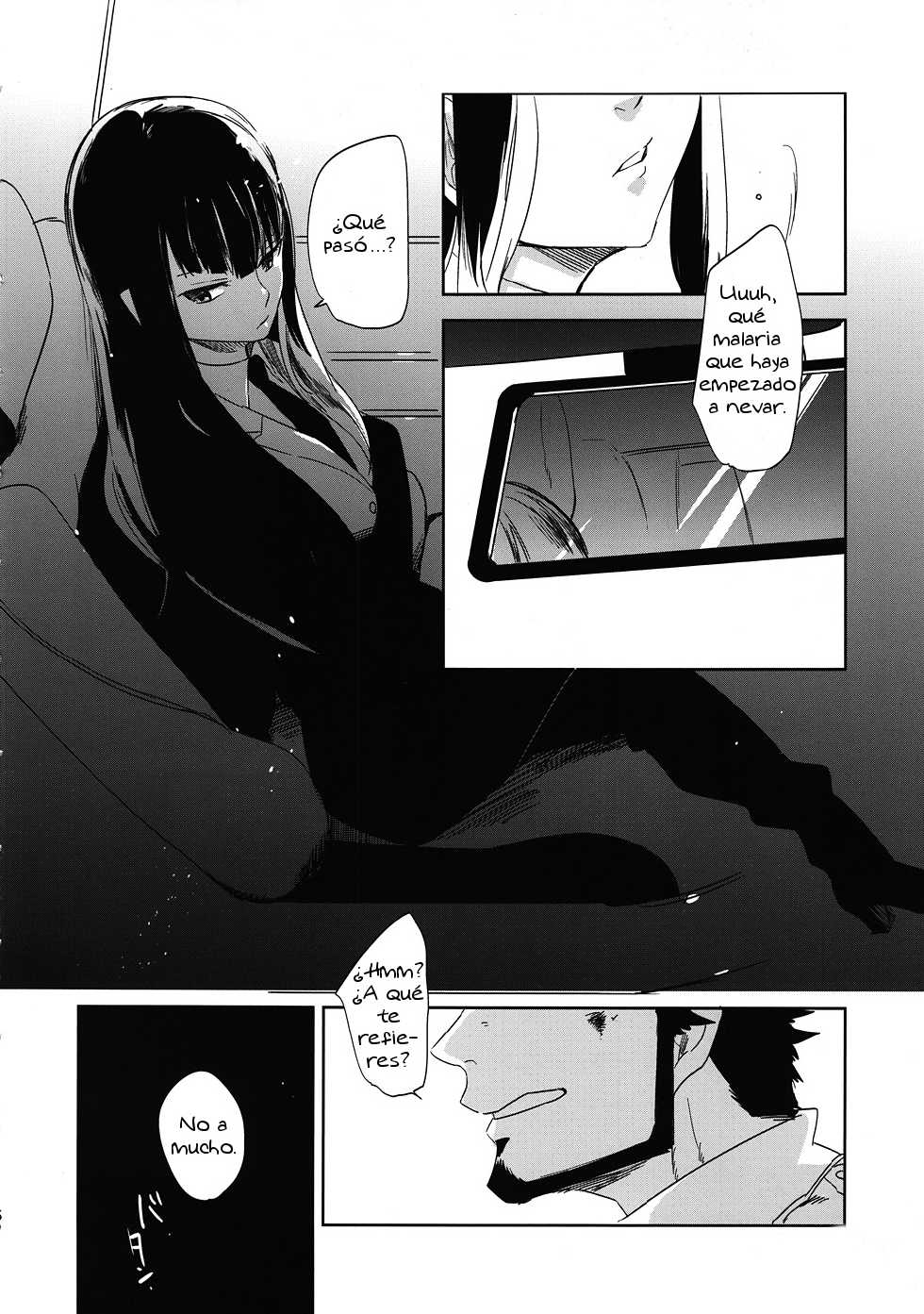 (Puniket 22) [goo-paaa (Ocha)] Keiyakusha to Asa no Hako | El Conductor y la Contratista por la Madrugada (Darker than Black: Gemini of the Meteor) [Spanish] [Biblioteca Hentai] - Page 6