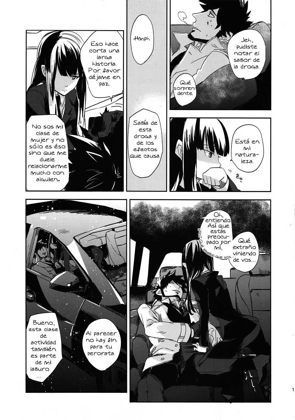 (Puniket 22) [goo-paaa (Ocha)] Keiyakusha to Asa no Hako | El Conductor y la Contratista por la Madrugada (Darker than Black: Gemini of the Meteor) [Spanish] [Biblioteca Hentai] - Page 11