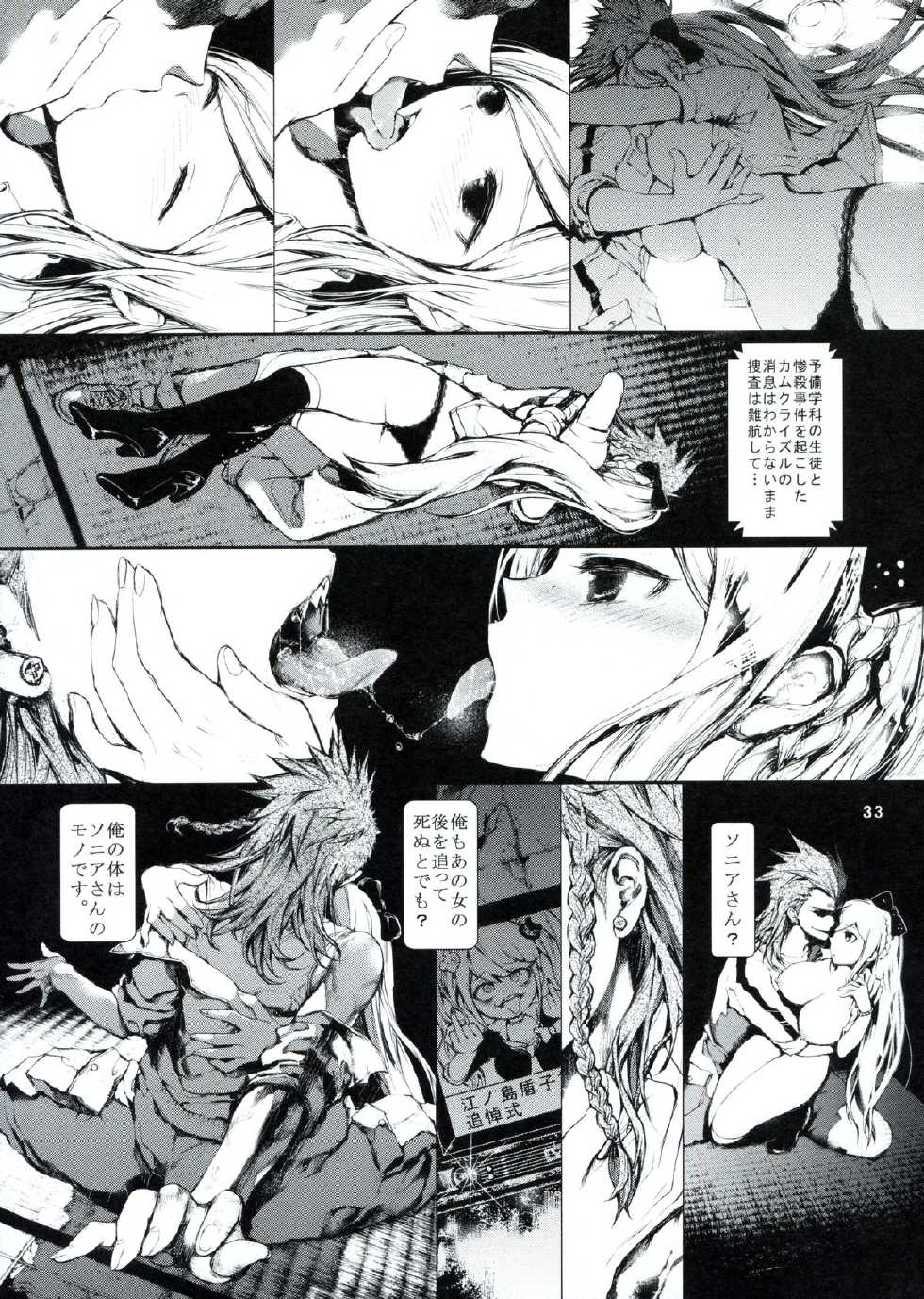 (C85) [RE:LAY (Kuroiwa Madoka)] CLOSED (Super Danganronpa 2) - Page 32