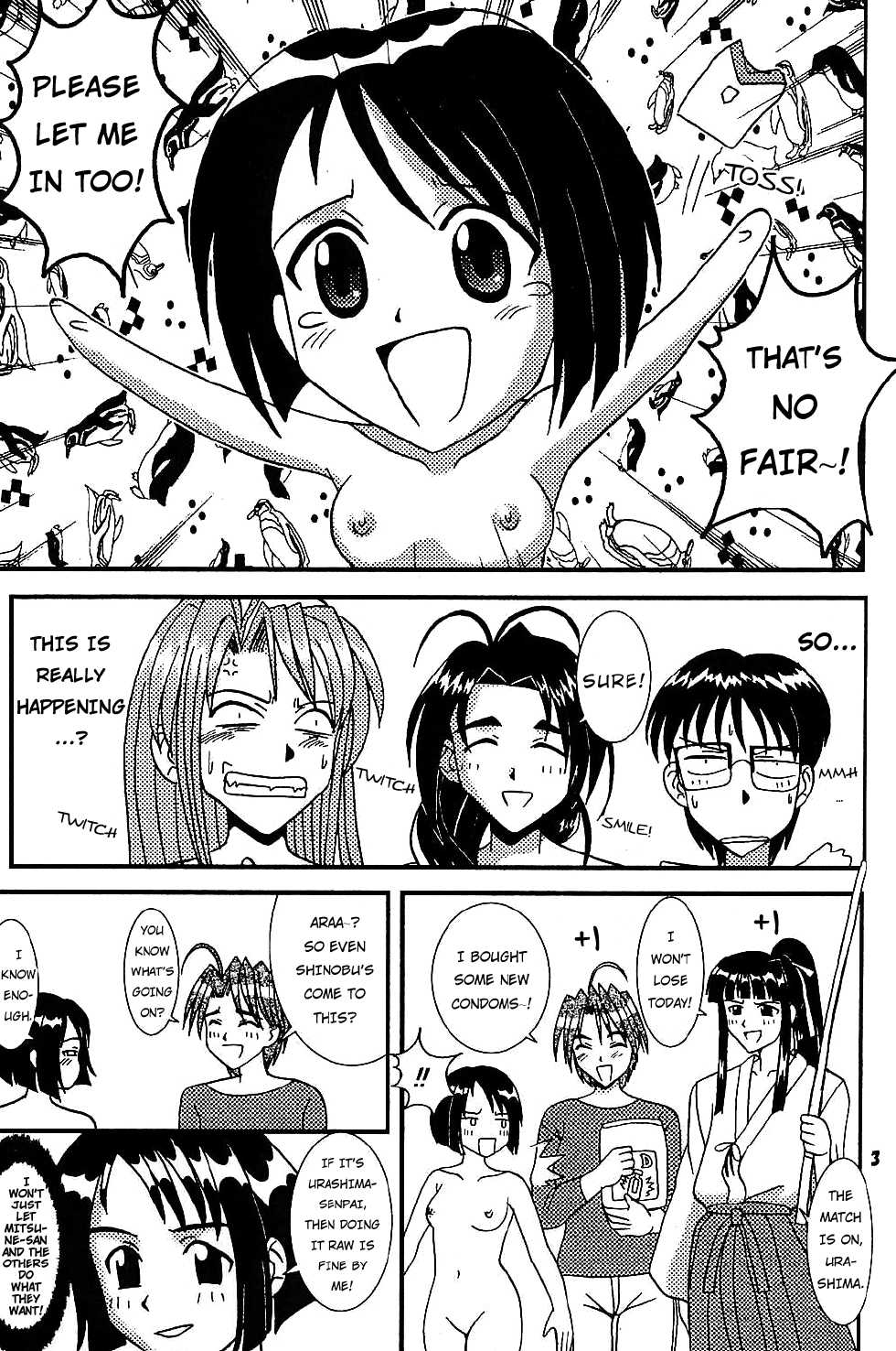 [St. Rio (Kichigai Teiou, Kouenji Rei)] Love Dasi 4 (Love Hina) [English] [EHCOVE] - Page 4