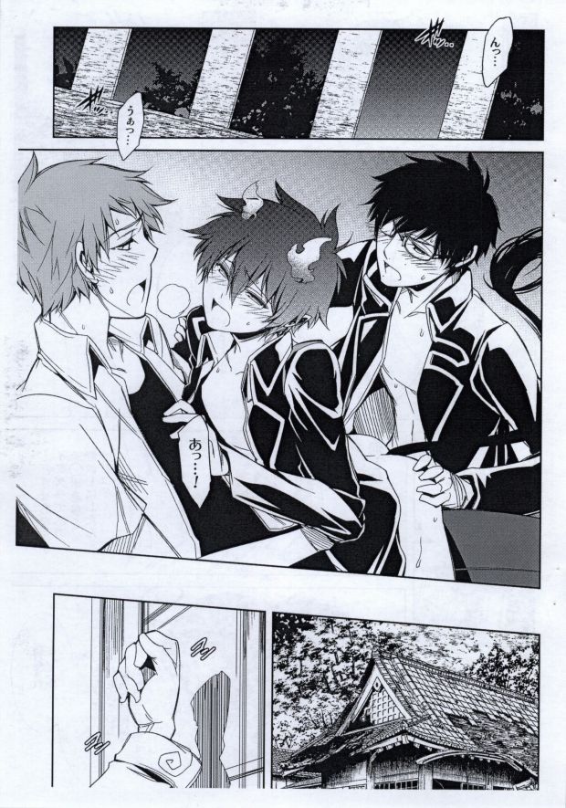 (Ao no Seiiki Lv.2) [OMEGA 2-D (Hibino Tomoki, Shima Seiryuu)] Ao 3...extra (Ao no Exorcist) - Page 14