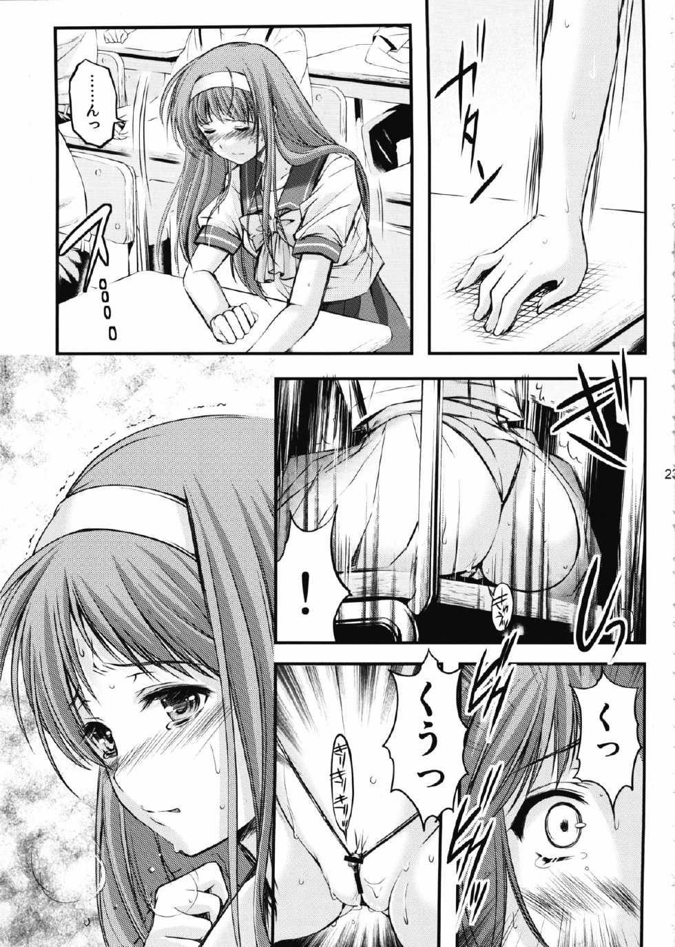 (COMIC1☆7) [HIGH RISK REVOLUTION (Aizawa Hiroshi)] Shiori Dai-Ni-Shou Shuuchi no Gakkou Shinsouban (Tokimeki Memorial) - Page 22