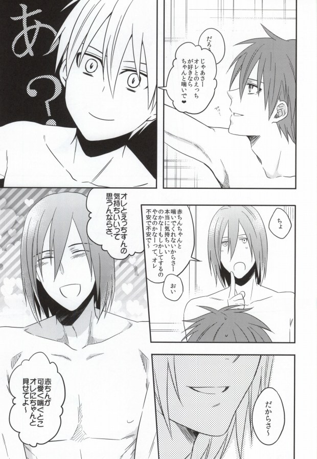 (CCTokyo132) [100S-R (Rihito)] Iukoto o Kikanai Inu wa Kirai da yo (Kuroko no Basuke) - Page 4