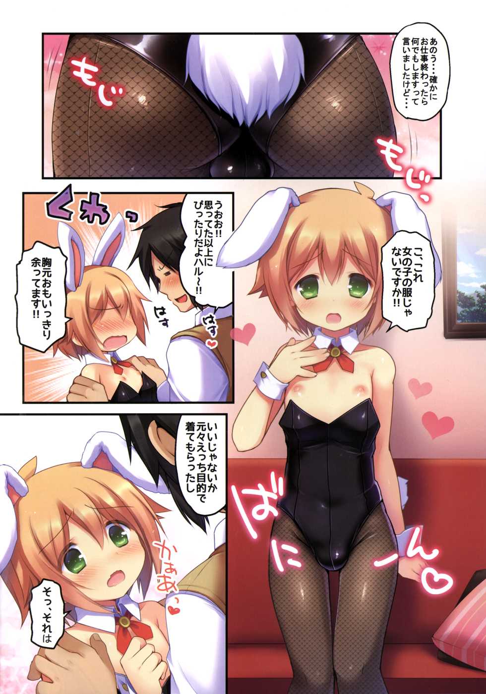 (C86) [Unagigoya (Sakura Puchilo)] Kaseihu wa Shyota! 2 - Bunny de Gohoushi Hen - Page 3