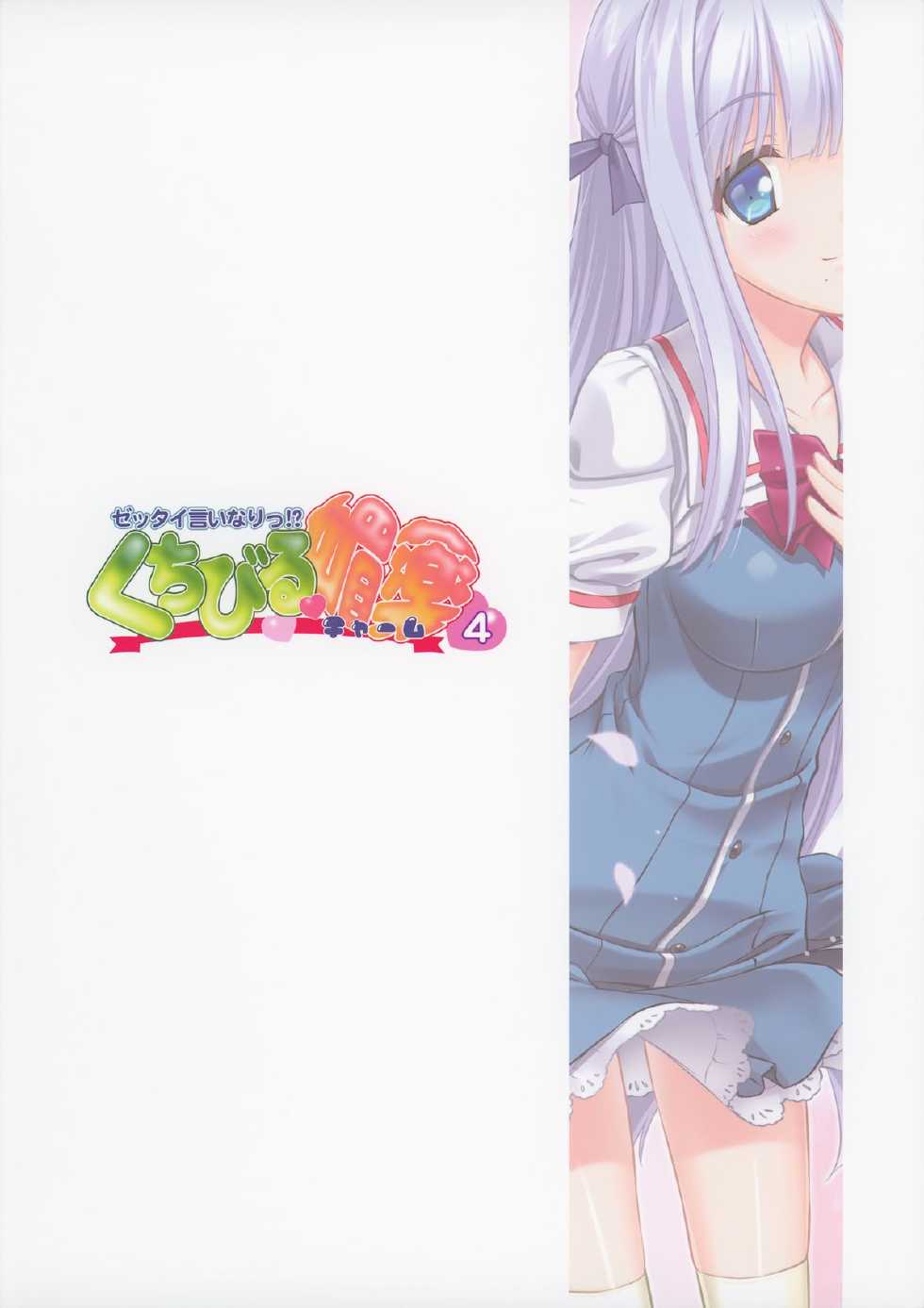 (C87) [AMORPHOUS innocent fiction (Sakazuki Homare)] Zettai Iinari!? Kuchibirubiyaku 4 - Page 22
