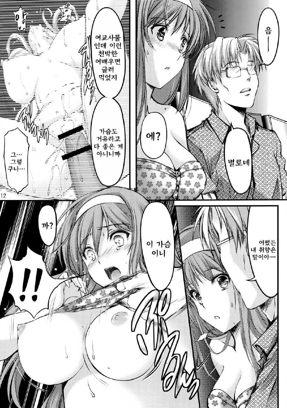 (C87) [HIGH RISK REVOLUTION (Aizawa Hiroshi)] Shiori Dai-San-shou Yami no Kokuin Chuukan Shinsouban (Tokimeki Memorial) [Korean] [GingerAle] - Page 12