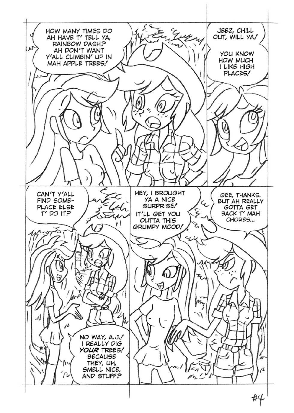 [Union of the Snake (Shinda Mane)] Psychosomatic Counterfeit EX- A.J. in E.G. Style (Ver. 02) (My Little Pony: Friendship Is Magic) [English] {Bork} - Page 3
