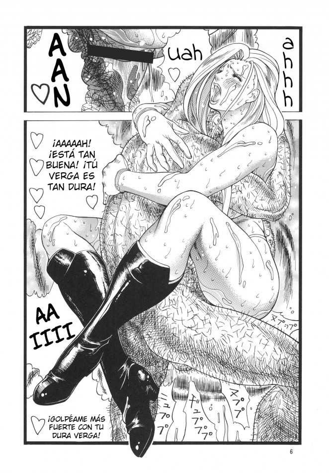 (COMIC1☆4) [Rippadou (Inugai Shin)] Gori-man Madam (Fullmetal Alchemist, WITCHBLADE) [Spanish] [CHAOS TENSHI] - Page 6