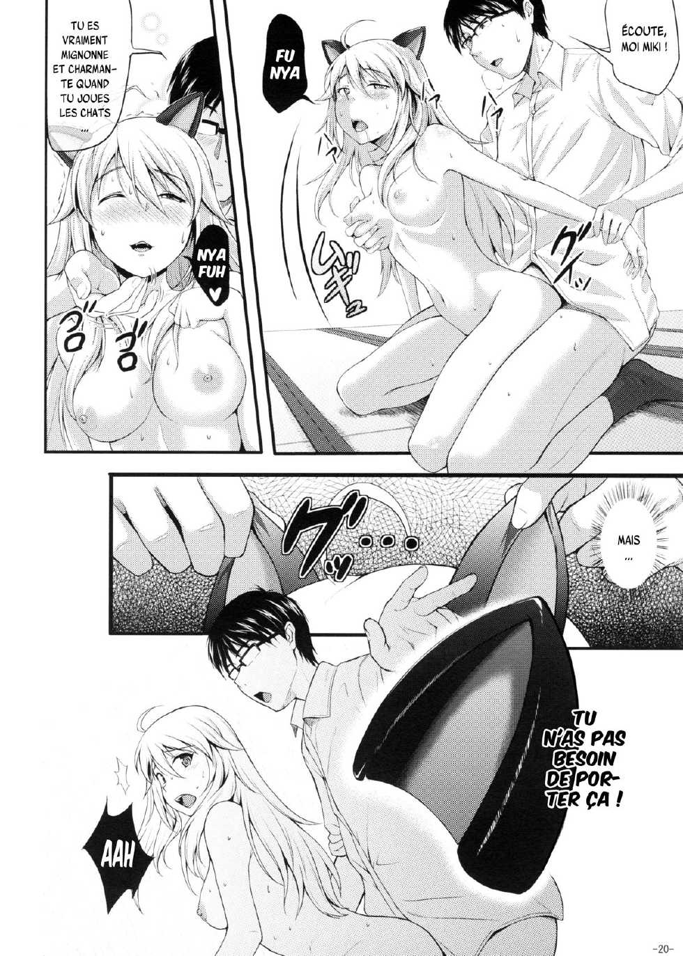 (C80) [Count2.4 (Nishi)] Miki Neko Nyan Nyan (THE iDOLM@STER) [French] [SAXtrad] - Page 19