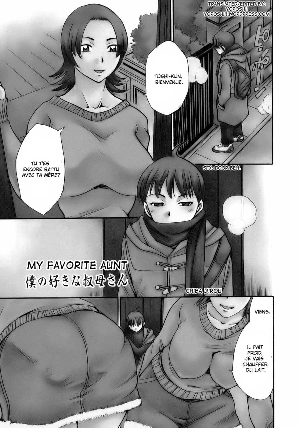 [Chiba Dirou] Boku no Suki na Obasan | My Favorite Aunt (Are Suki) [French] - Page 1
