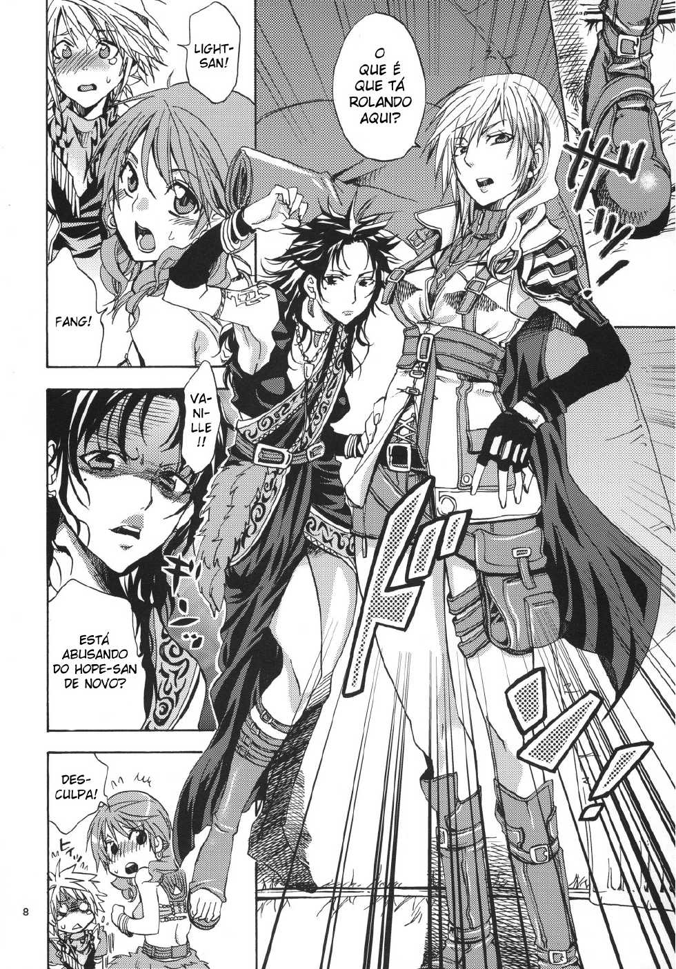 [Kurione-sha (YU-RI)] l'Cie-tachi no Kyuusoku (Final Fantasy XIII​) [Portuguese-BR] {Lobozero} [Digital] - Page 7