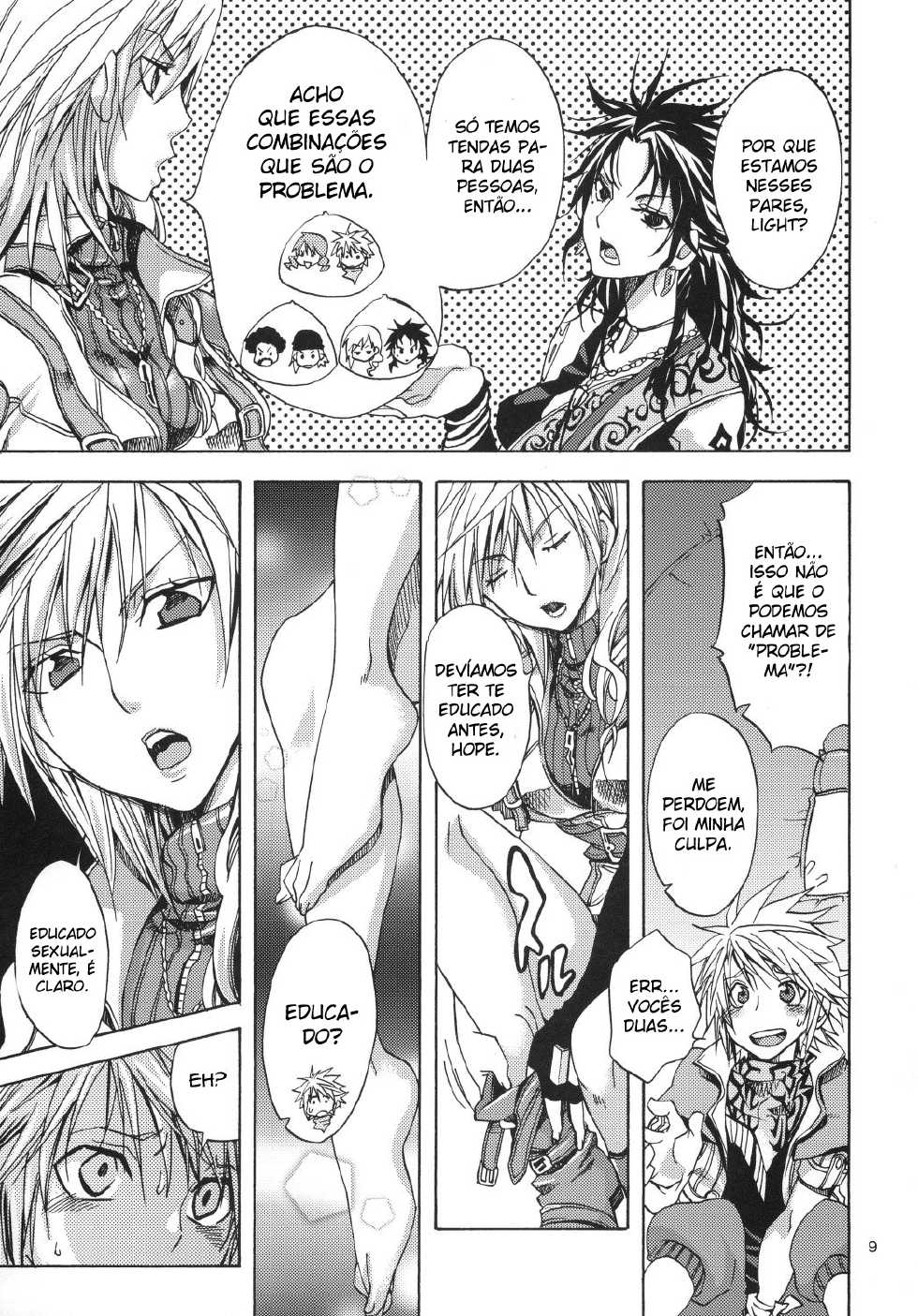 [Kurione-sha (YU-RI)] l'Cie-tachi no Kyuusoku (Final Fantasy XIII​) [Portuguese-BR] {Lobozero} [Digital] - Page 8