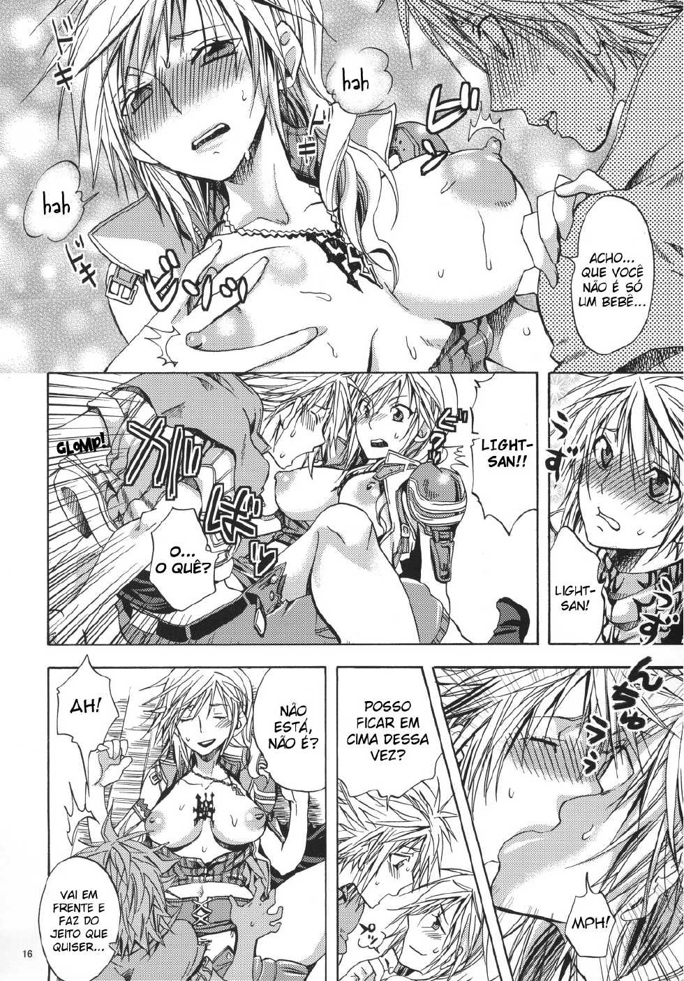 [Kurione-sha (YU-RI)] l'Cie-tachi no Kyuusoku (Final Fantasy XIII​) [Portuguese-BR] {Lobozero} [Digital] - Page 15