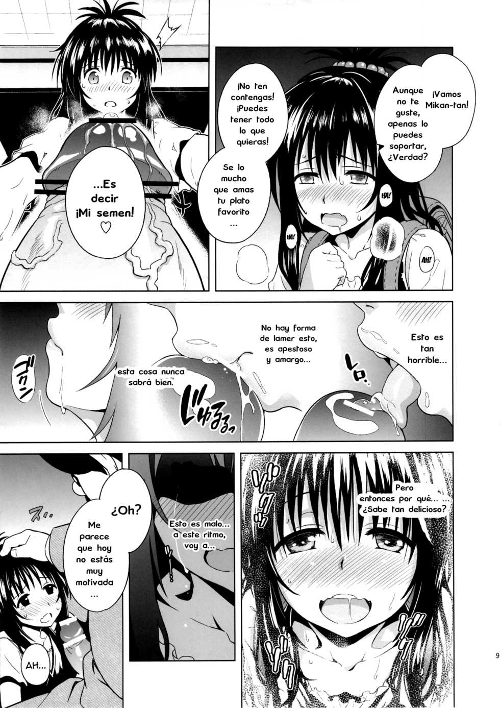 (C84) [sin-maniax (Todoroki Shin)] MILKY ORANGE (To LOVE-Ru) [Spanish] [foxpchan] - Page 8