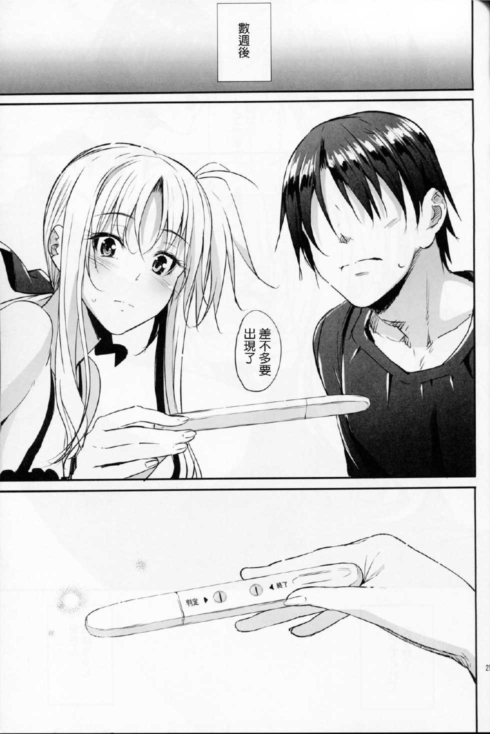 (C87) [IV VA SHIN (Mikuni Mizuki)] Home Sweet Home ~Fate Hen 6~ (Mahou Shoujo Lyrical Nanoha) [Chinese] [Drz漢化] - Page 20