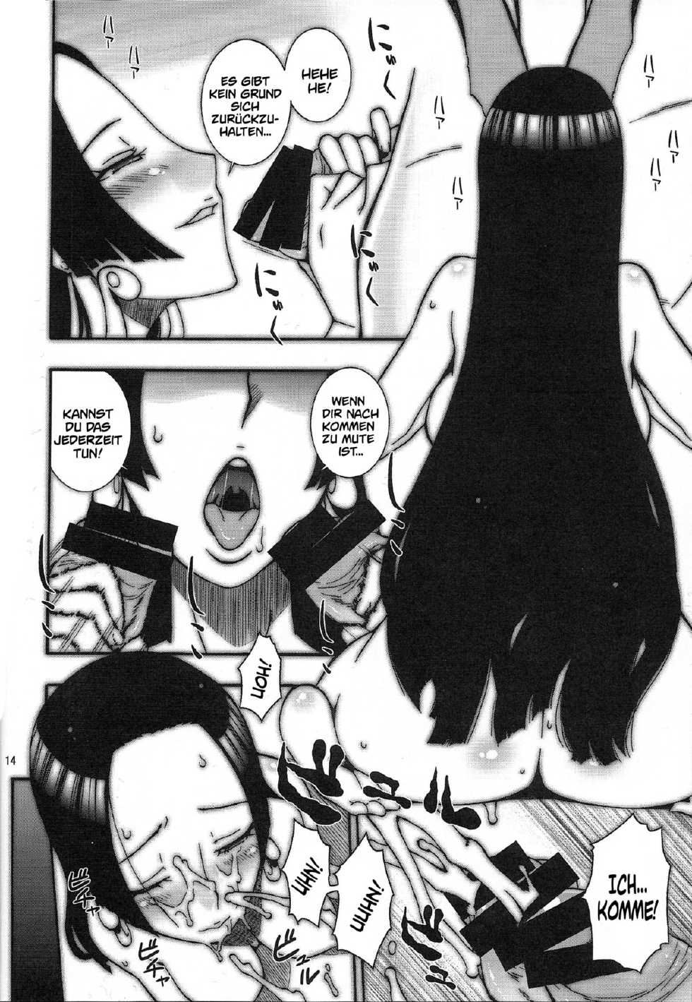 (C77) [MANGANA. (Doluta, Nishimo)] NyanNyan Hebihime 2 (One Piece) [German] [SchmidtSST] - Page 13