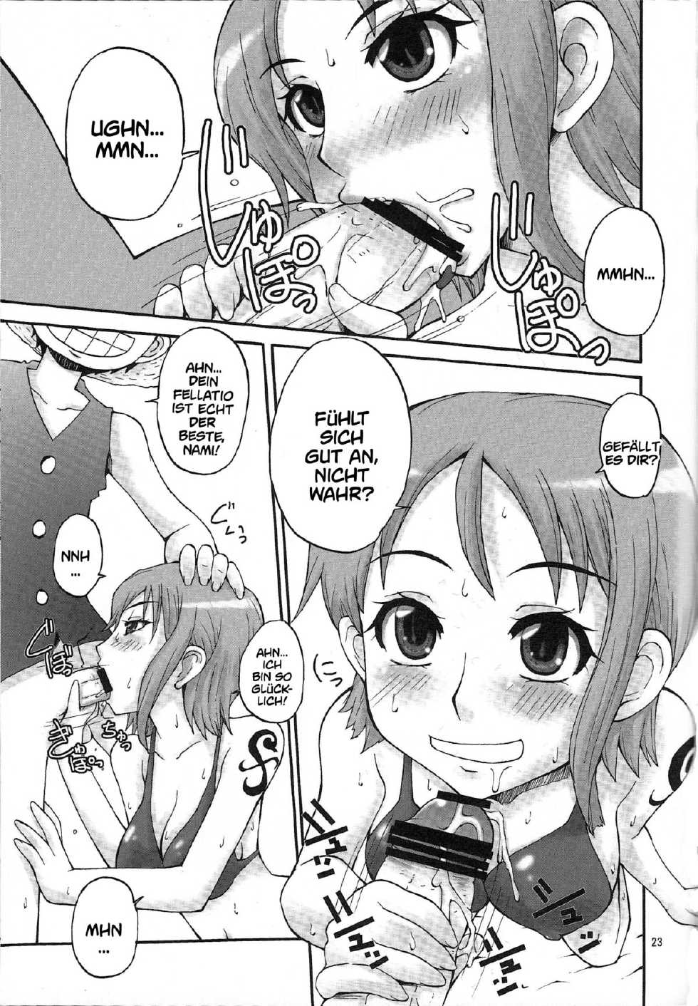 (C77) [MANGANA. (Doluta, Nishimo)] NyanNyan Hebihime 2 (One Piece) [German] [SchmidtSST] - Page 22