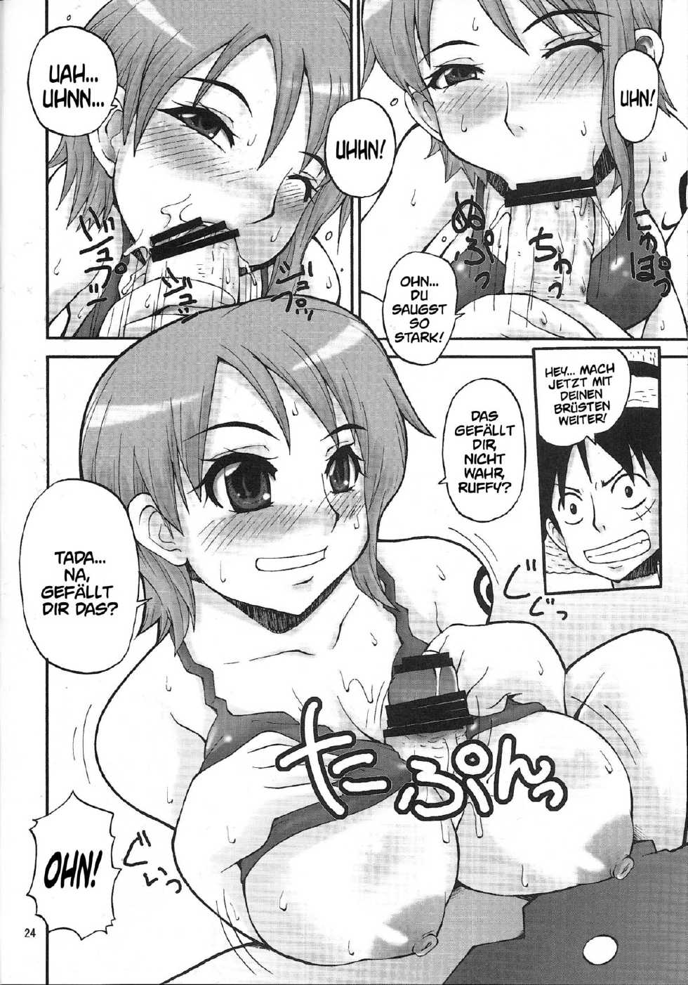 (C77) [MANGANA. (Doluta, Nishimo)] NyanNyan Hebihime 2 (One Piece) [German] [SchmidtSST] - Page 23