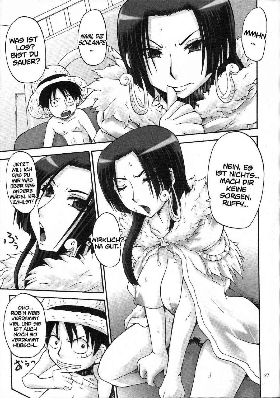 (C77) [MANGANA. (Doluta, Nishimo)] NyanNyan Hebihime 2 (One Piece) [German] [SchmidtSST] - Page 26