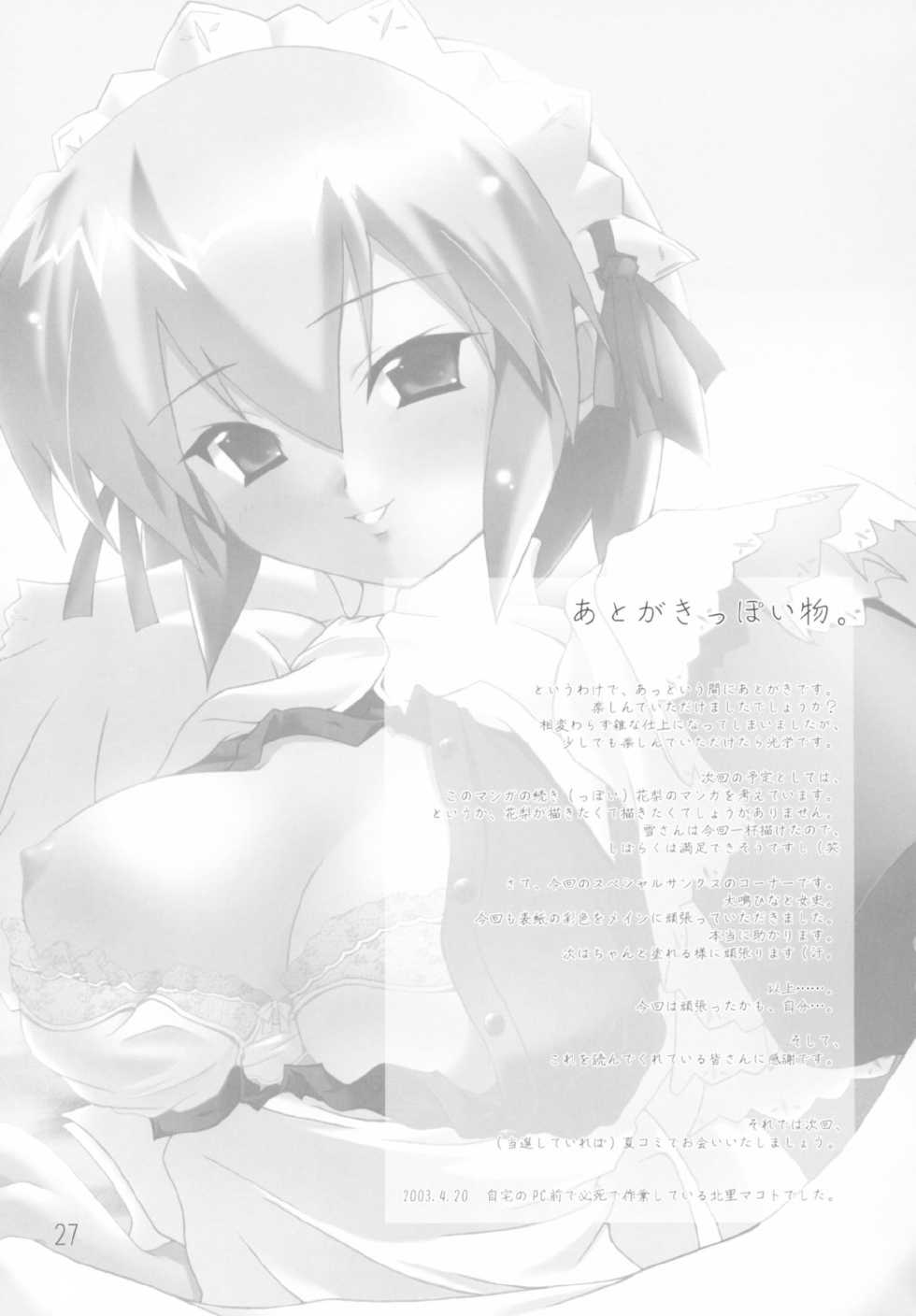 (CR33) [Blood Elemental (Kitasato Makoto)] Yukigatari (Suigetsu) - Page 26