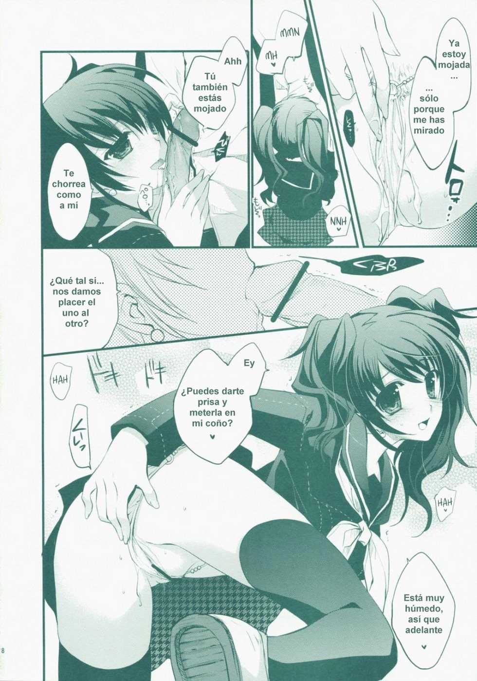 (SC41)  [D.N.A.Lab., ARESTICA (Ariko Youichi, Miyasu Risa)] MIDNIGHT ESCALATOR (Persona 4) [Spanish] - Page 7