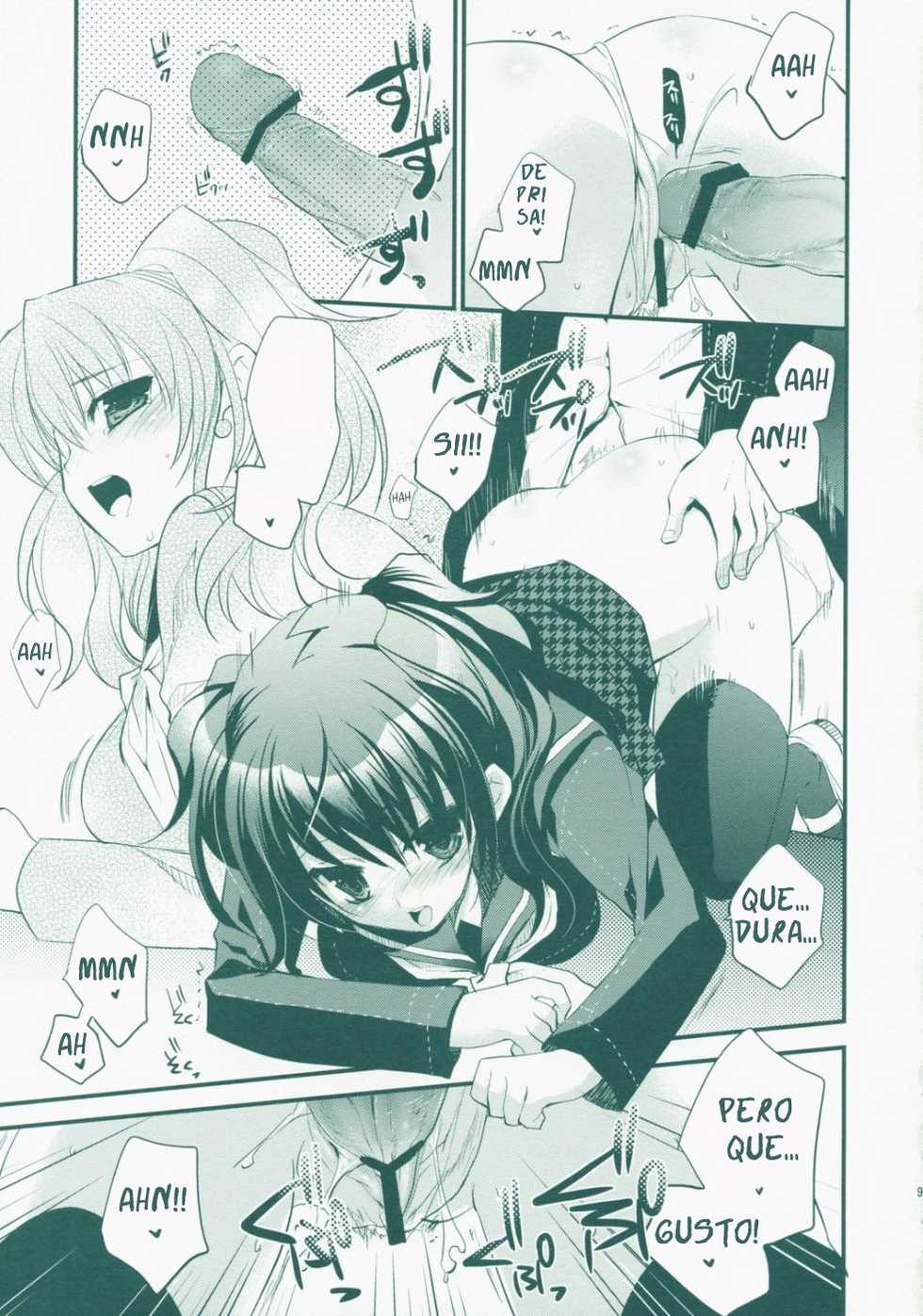 (SC41)  [D.N.A.Lab., ARESTICA (Ariko Youichi, Miyasu Risa)] MIDNIGHT ESCALATOR (Persona 4) [Spanish] - Page 8