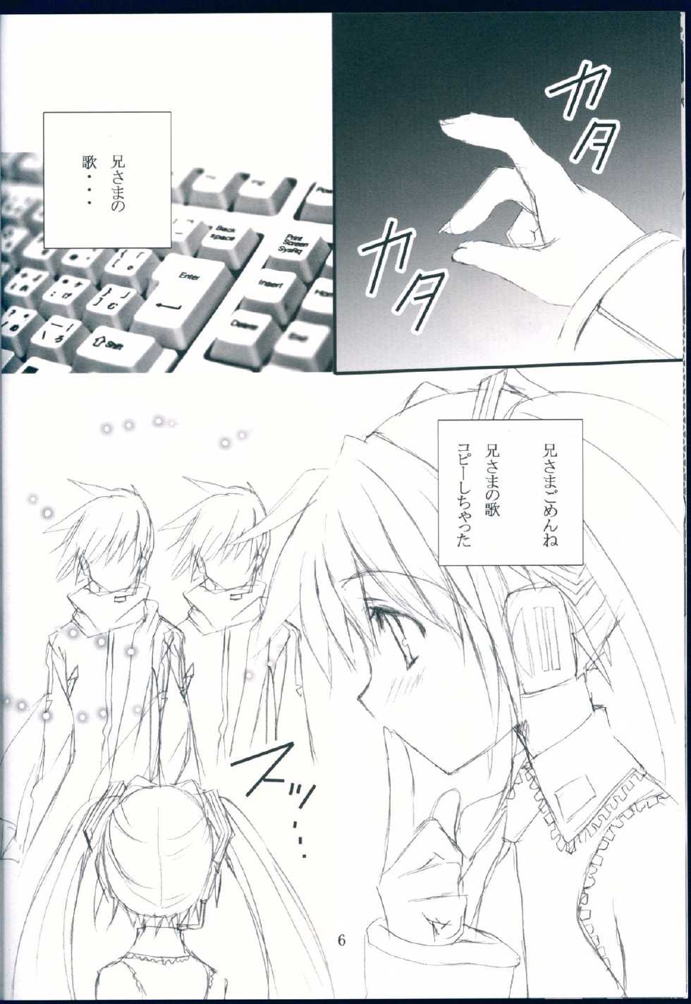 (THE VOC@LOiD M@STER 4) [Himegami (Nanase Aoi)] Labyrinth* (VOCALOID) - Page 6