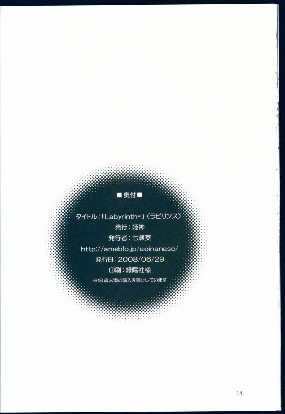 (THE VOC@LOiD M@STER 4) [Himegami (Nanase Aoi)] Labyrinth* (VOCALOID) - Page 14