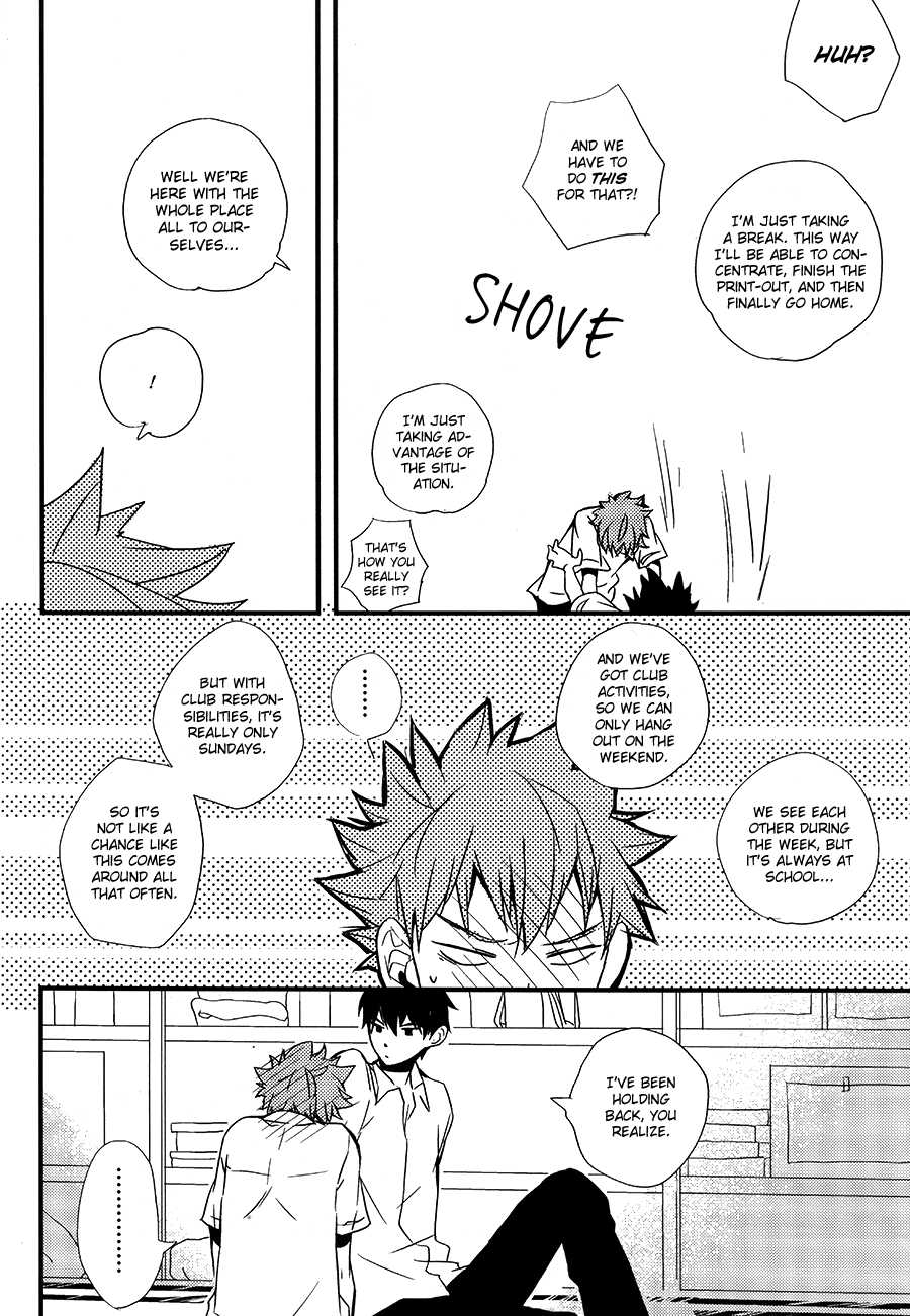 (HaruCC19) [GOONYLOT (Niio Bino)] Kotowaru Riyuu wa Nai Daro? | You’ve Got No Reason to Refuse, Right? (Haikyuu!!) [English] [September Scanlations] - Page 9