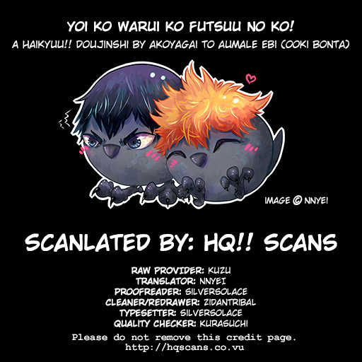 (SPARK7) [Akoyagai to Aumale Ebi (Ooki Bonta)] Yoiko Waruiko Futsuu no Ko! | Good Child, Bad Child, Normal Child! (Haikyuu!!) [English] [HQ!! Scans] - Page 22