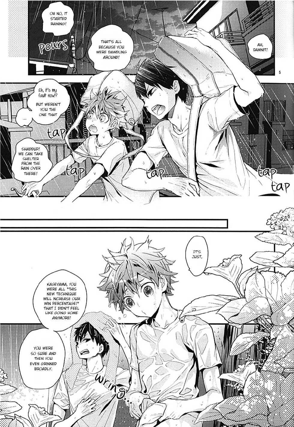 (SUPER23) [Akoyagai to Aumale Ebi (Ooki Bonta)] Mizunure Chuui! | Be Careful Not To Get Wet! (Haikyuu!!) [English] [HQ!! Scans] - Page 5