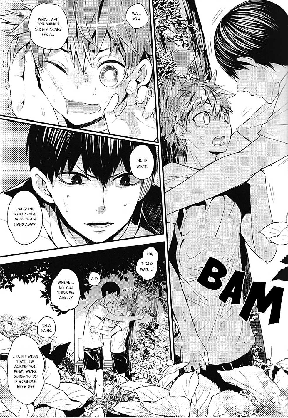 (SUPER23) [Akoyagai to Aumale Ebi (Ooki Bonta)] Mizunure Chuui! | Be Careful Not To Get Wet! (Haikyuu!!) [English] [HQ!! Scans] - Page 11