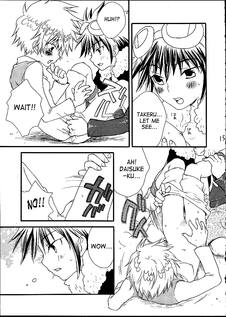 [Guru Guru Margarine (Asahiya Butter)] Fushigi Na Peach Pie (Digimon Adventure 02) [English] [SaHa] - Page 13