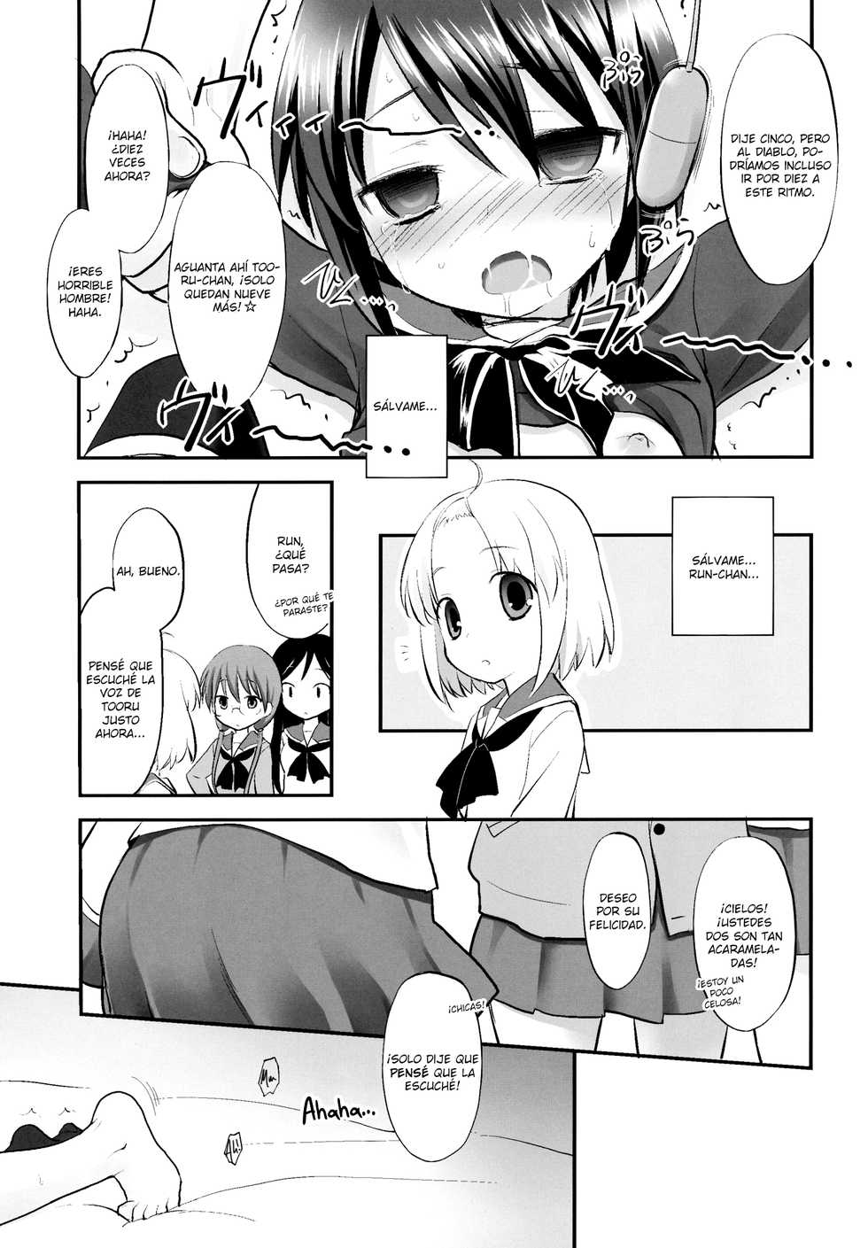 (C80) [Rotary Engine (Kannazuki Motofumi)] Tooru-chan de Asobou! (A Channel) [Spanish] {FlameHazeFH} - Page 13