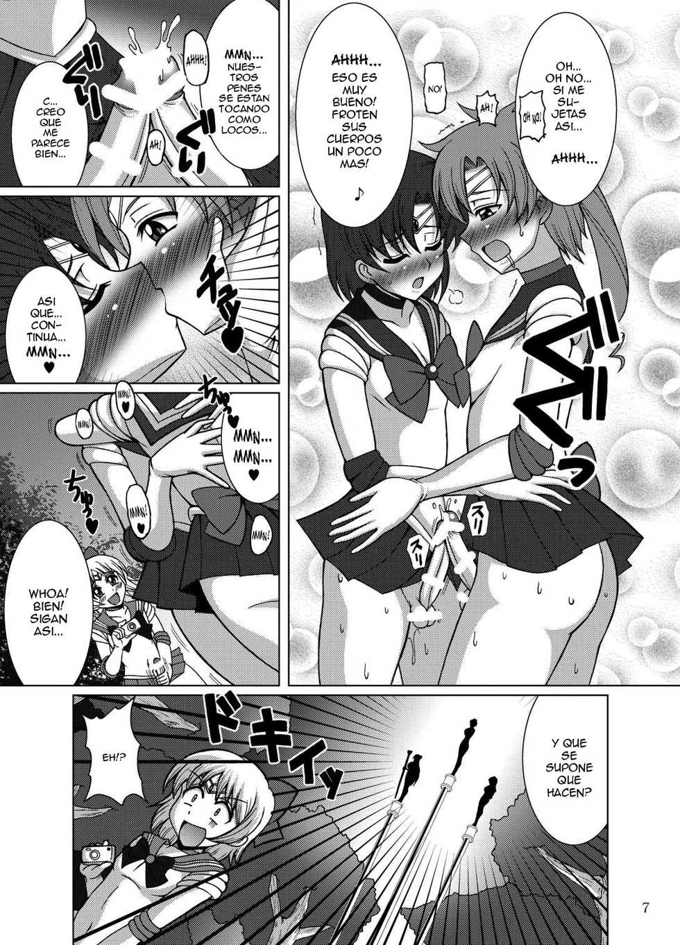 [RPG COMPANY 2 (Uranoa)] Sailor Fuku Josou Shounen Senshi vs Gaibu Taiyoukei San Senshi (Bishoujo Senshi Sailor Moon) [Spanish] {ElMoeDela8} [Digital] - Page 6