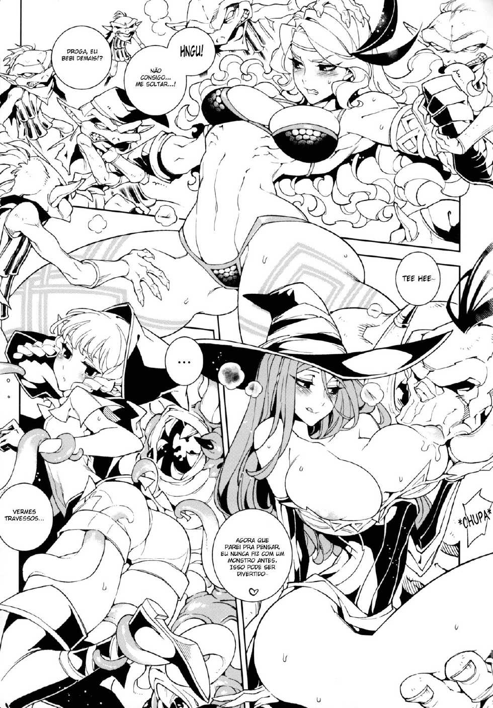 (C85) [Service Heaven (Hirame, Turtle.Fish.Paint)] Dragon Cream!! (Dragon's Crown) [Portuguese-BR] {Chrono Kimera} - Page 6