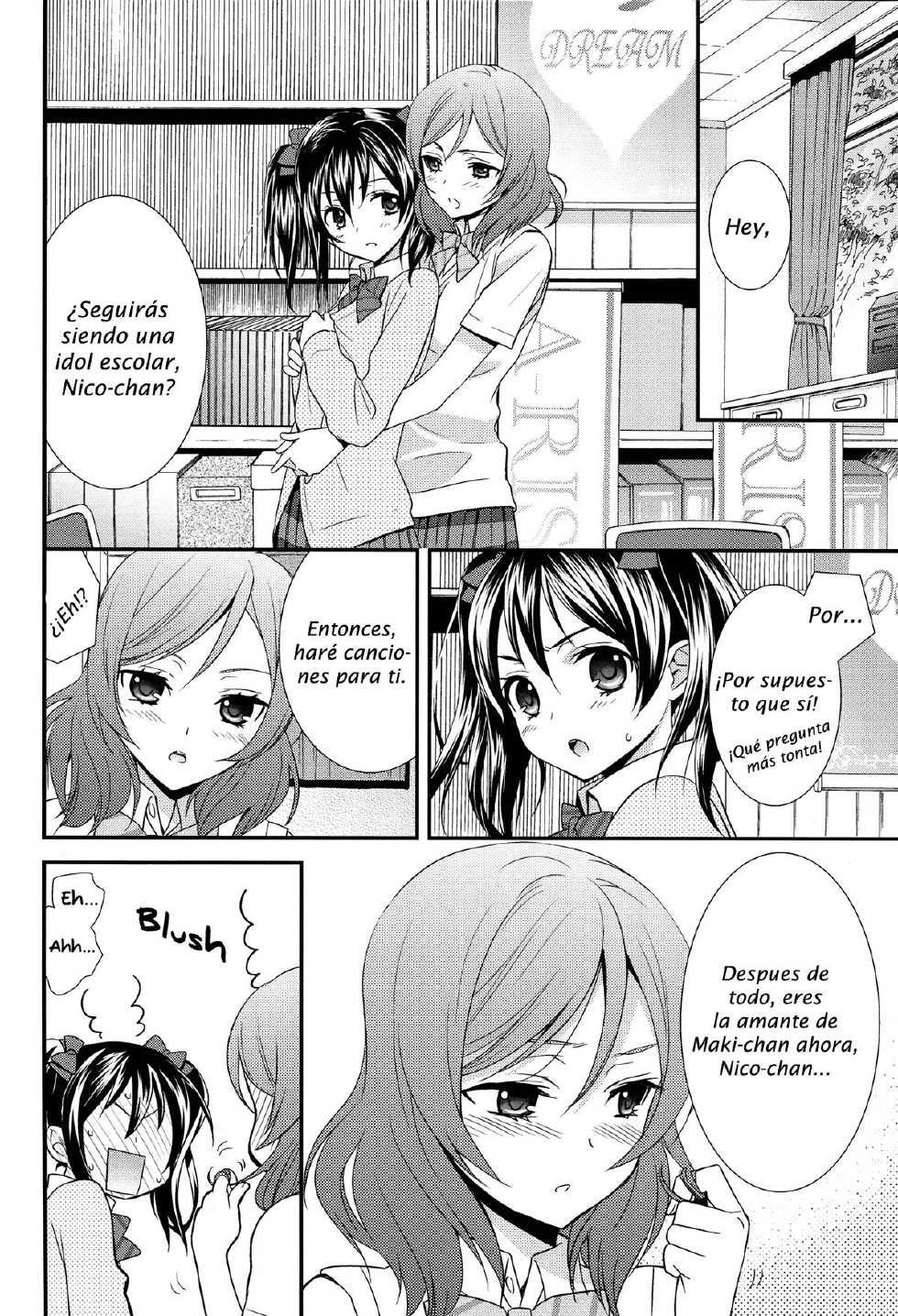(Anata to Love Live! 3) [Sweet Pea, COCOA BREAK (Ooshima Tomo, Ooshima Towa)] NicoMaki! (Love Live!) [Spanish] [Love makko suki] - Page 27