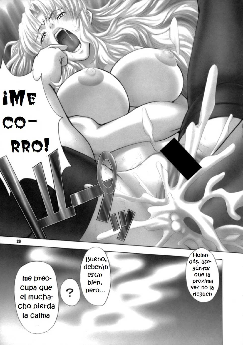 (CR36) [Celluloid-Acme (Chiba Toshirou)] Spitfire (Black Lagoon) [Spanish] [ganstatrad] - Page 23