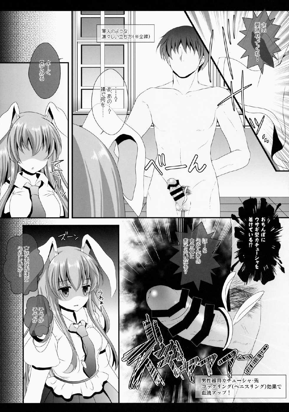 (Reitaisai 12) [Setoran (Itou Seto, Tanno Ran)] Ore no Kawaii Udonge ga Jiki Fukkatsu to Kiite XXX ga Tomaranai (Touhou Project) - Page 7